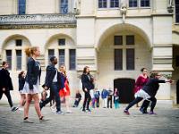 Performance Chateau de Pierrefonds  Elevès du Lycée Jean Monnet, Crépy en Valois