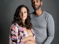 Aude  Aude et Thomas, huitième mois de grossesse, petite Alicia attendue pour dans deux à trois semaines